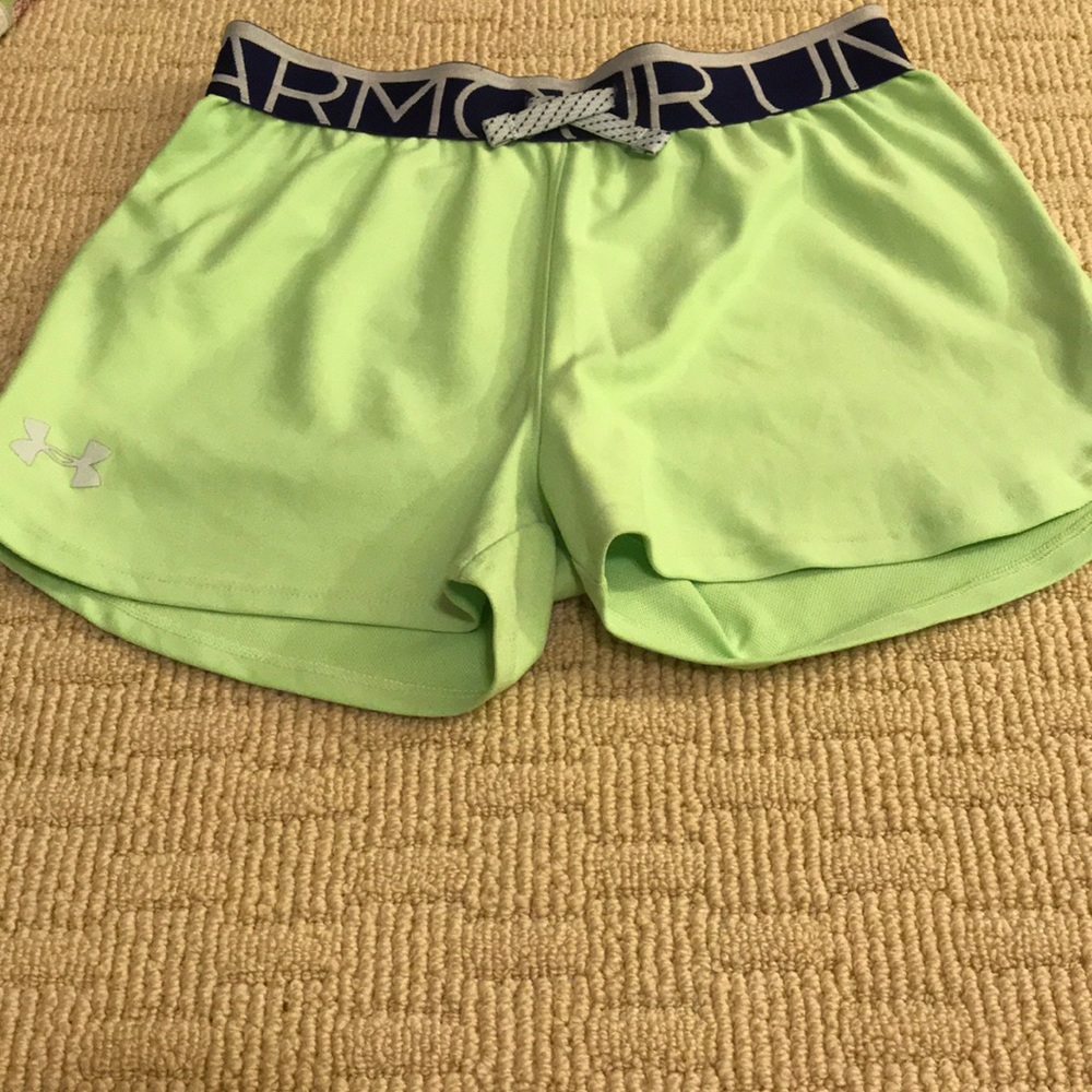 Under armour youth athletic shorts